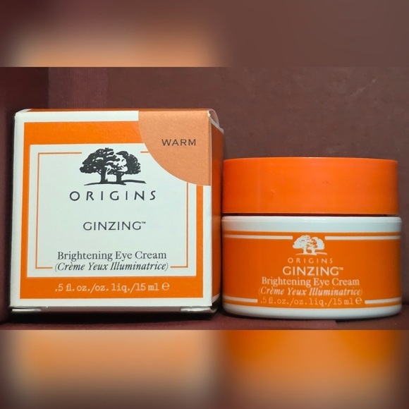 Origins GinZing Brightening Eye Cream in Warm .5 fL oz / 15mL NEW! - Picture 1 of 9
